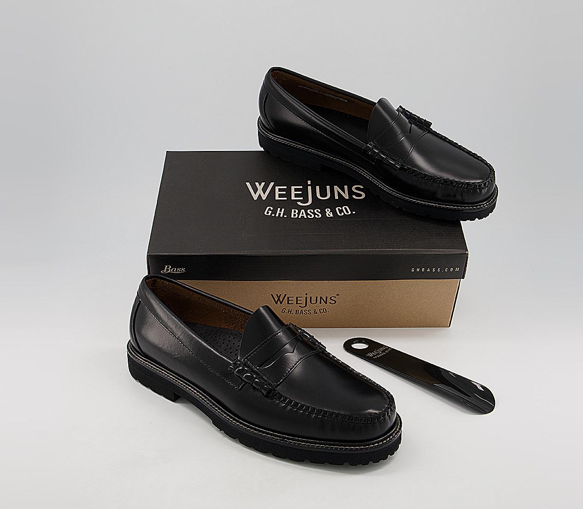 larson 90s weejuns black