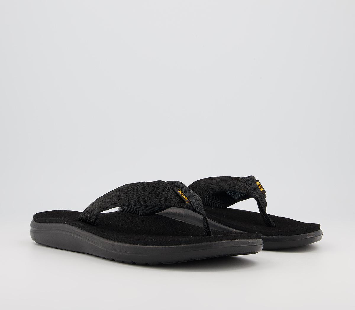 Teva Voya Flip Flops Brick Black - Mens Holiday Shop