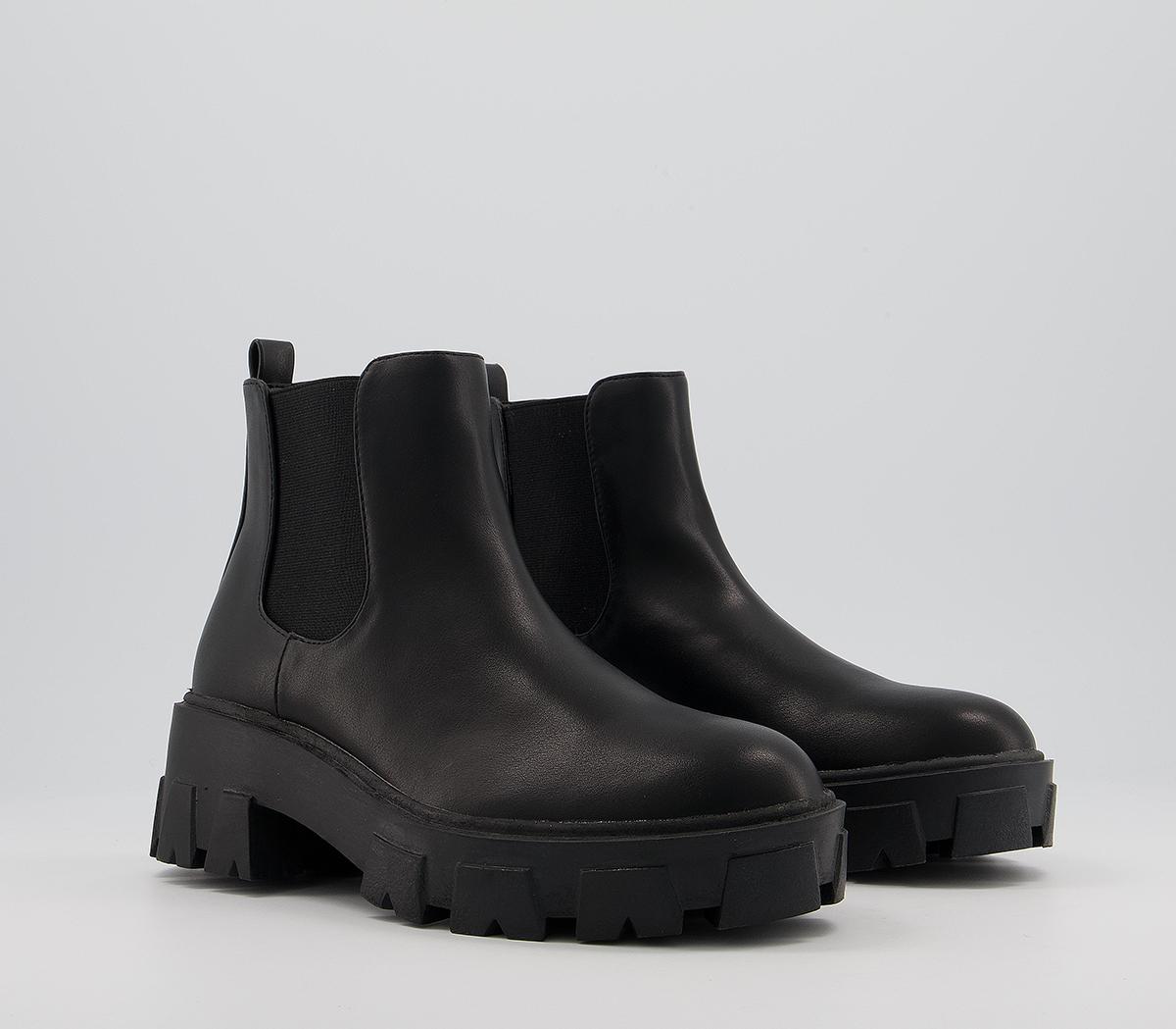 raid react chelsea boots in black