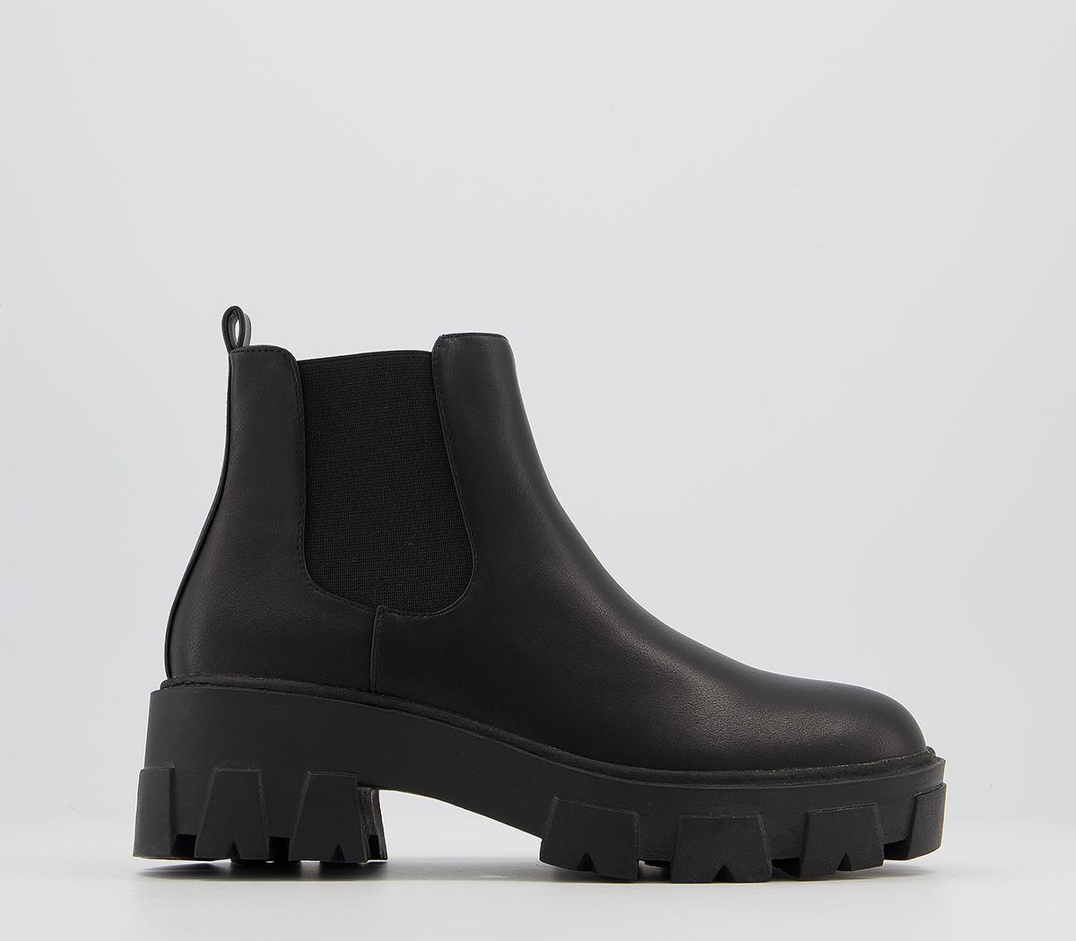 raid react chelsea boots in black