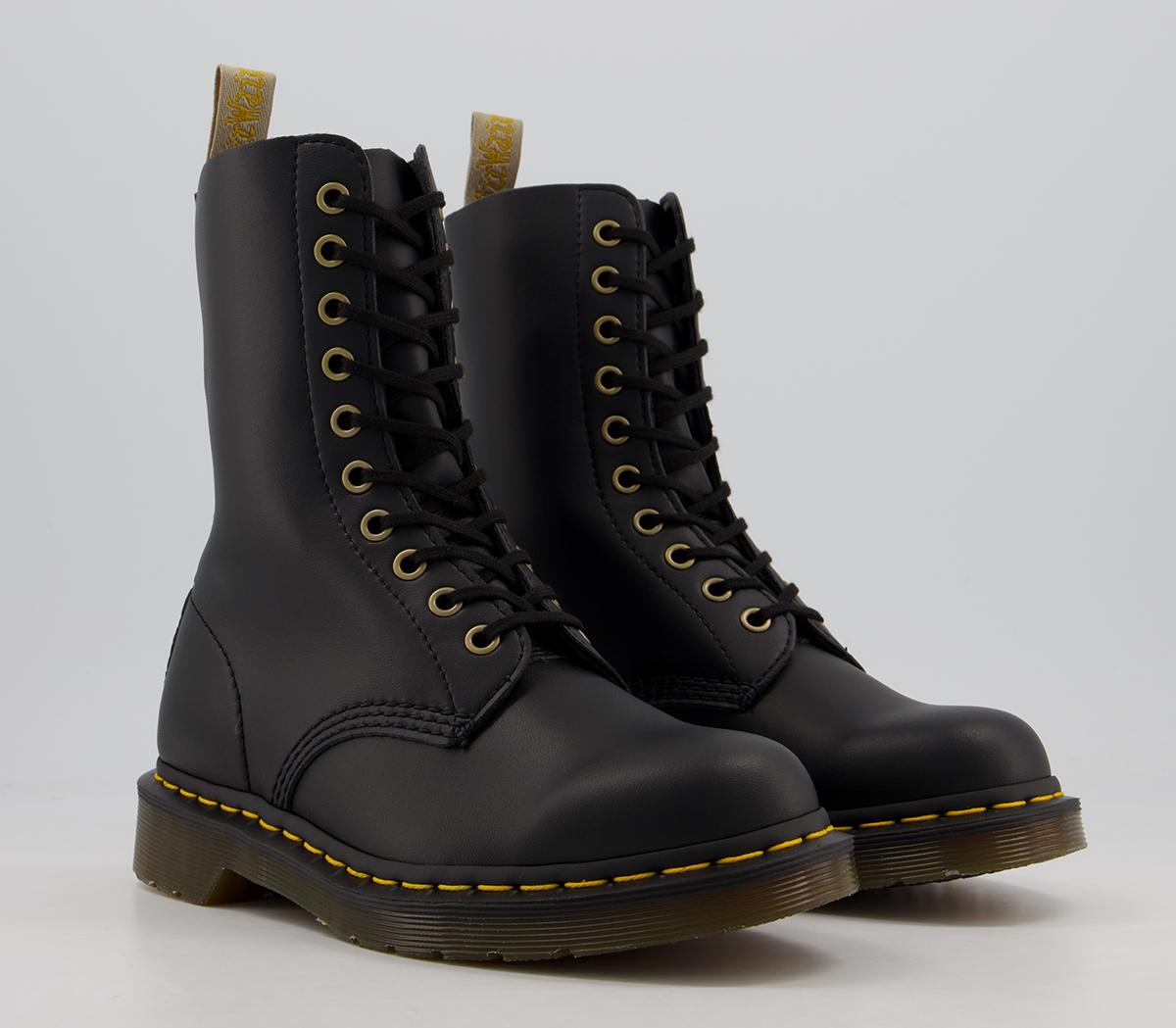 Dr. Martens Vegan 1490 Boots Black - Ankle Boots