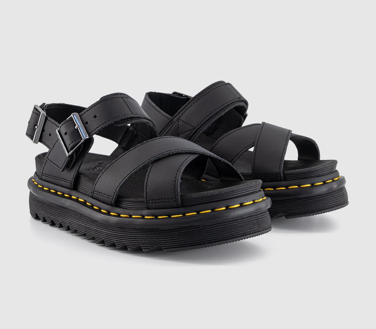 dr martens voss sandals animal print