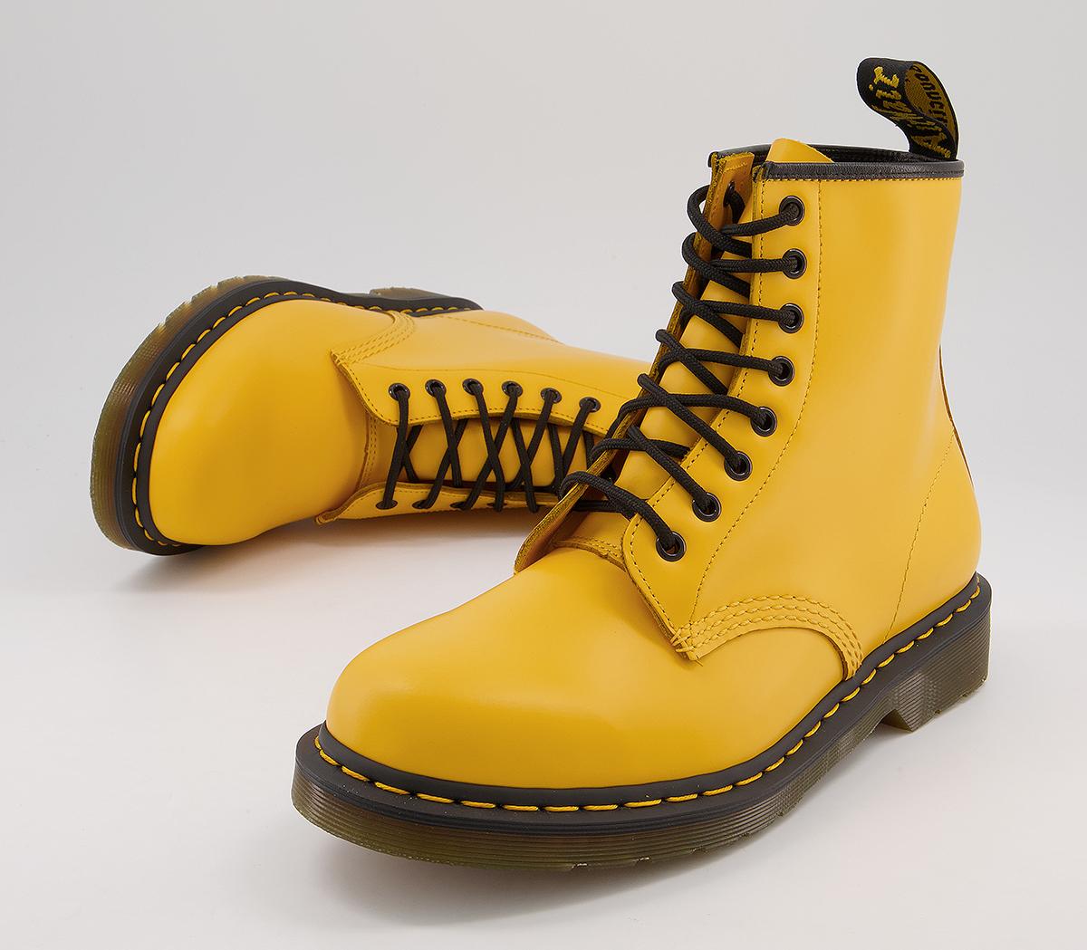 Dr. Martens 1460 8 Eye Boots Dms Yellow - Ankle Boots