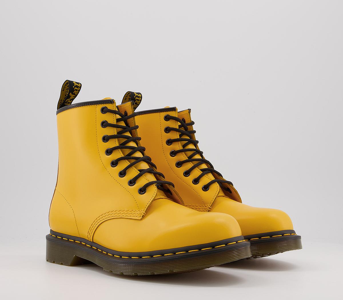Dr. Martens 1460 8 Eye Boots Dms Yellow - Ankle Boots