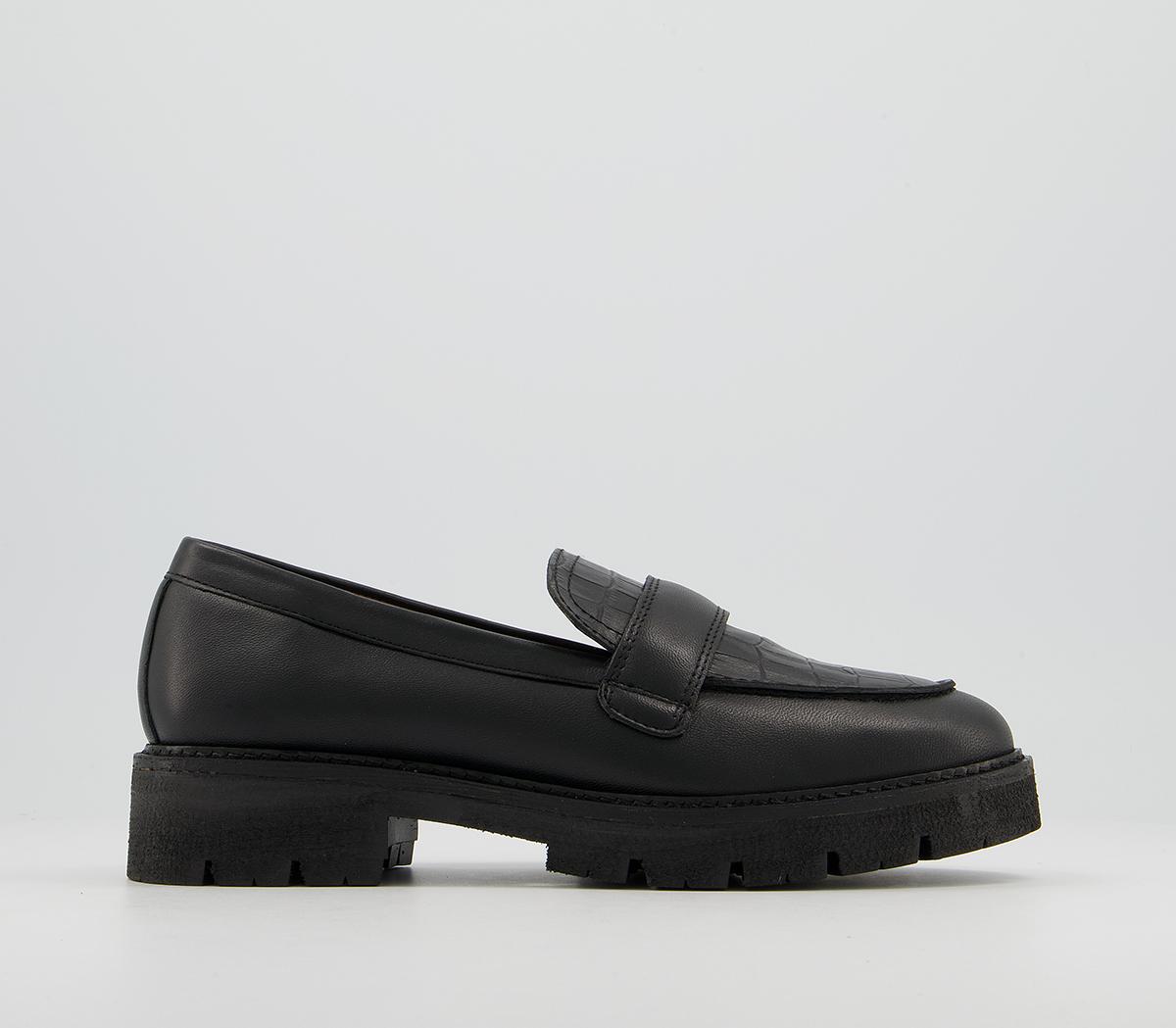 Frill Chunky Padded Loafer Shoes Frill Chunky Padded Loafer Shoes