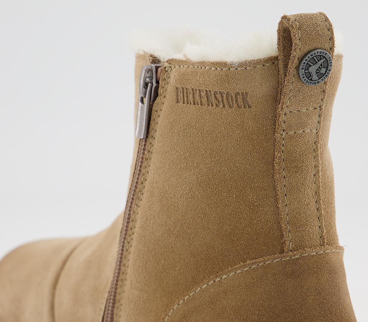 BIRKENSTOCK Melrose Shearling Boots Beige - Ankle Boots