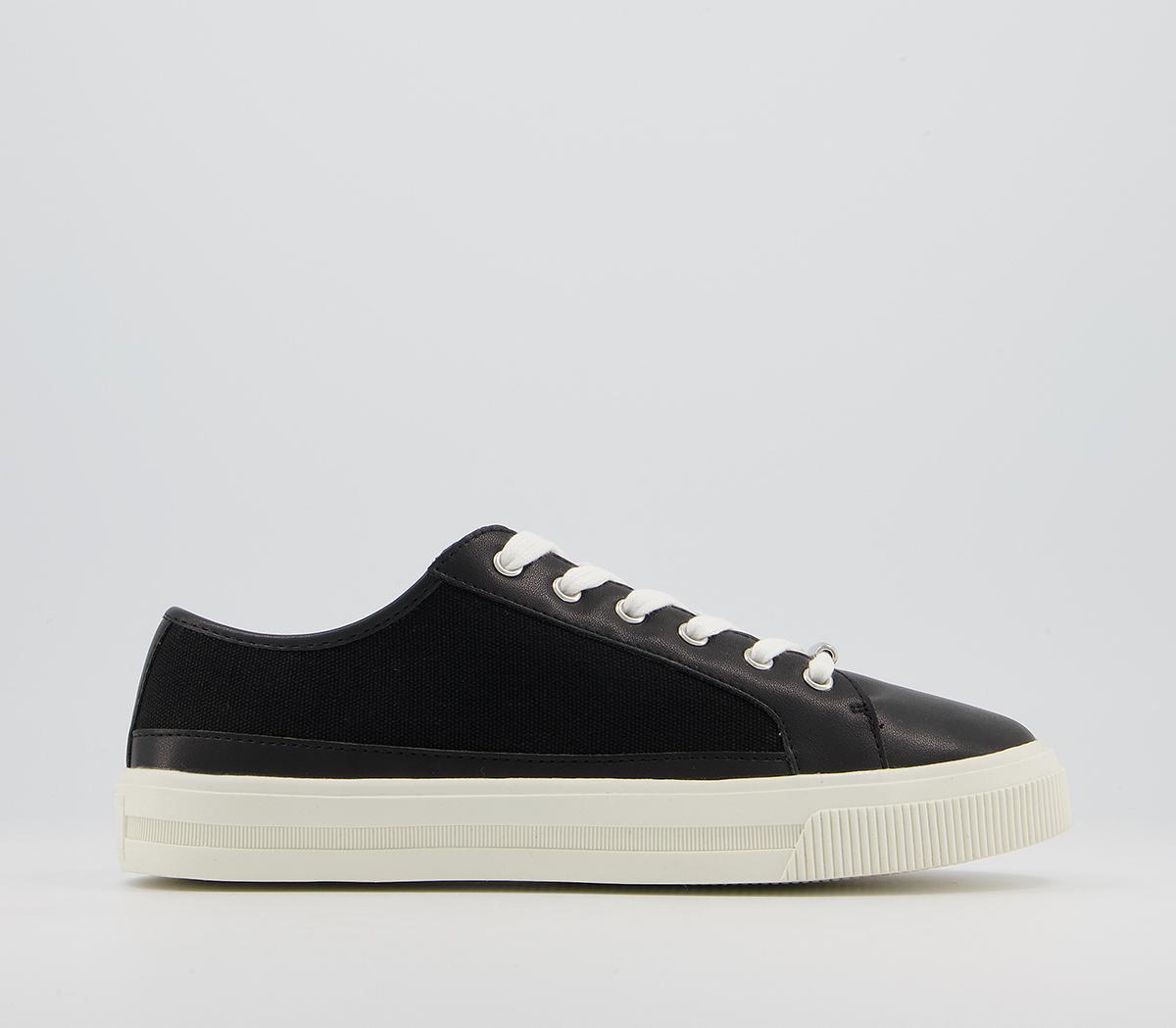 Finest Canvas Lace Up Trainers Finest Canvas Lace Up Trainers