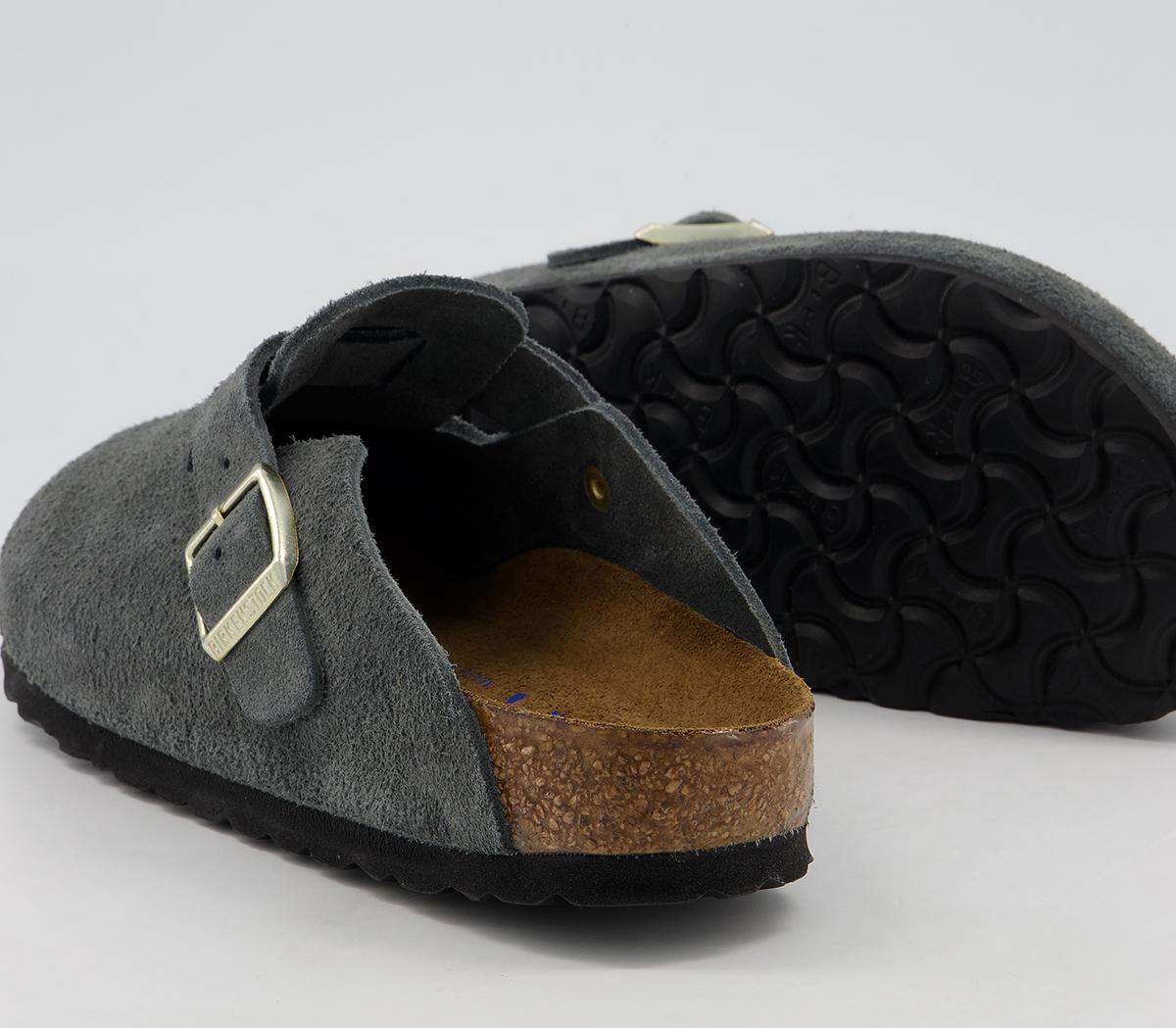 dark gray flats shoes