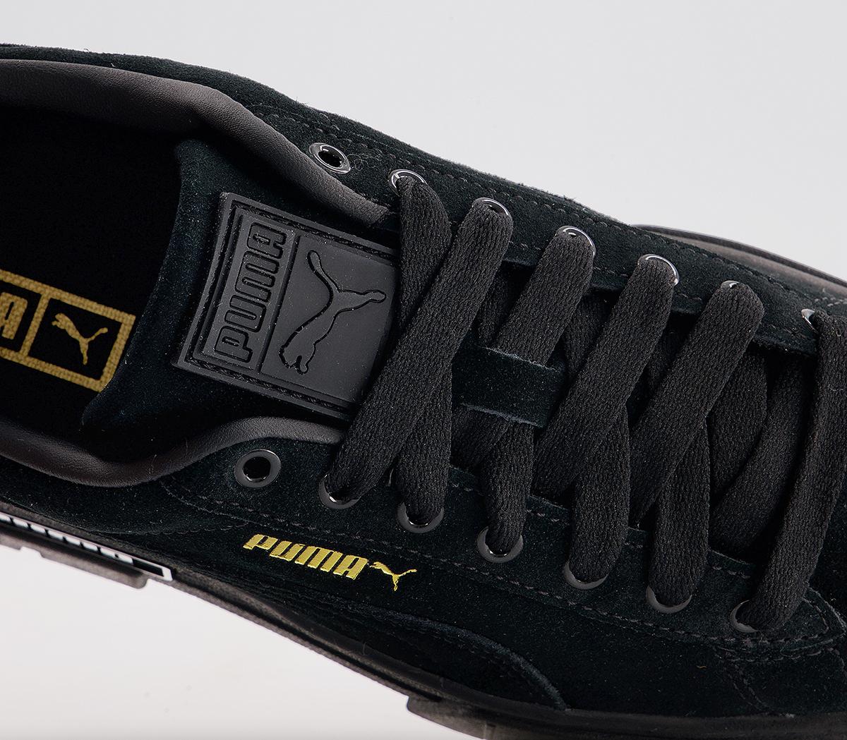 puma mayze black tan