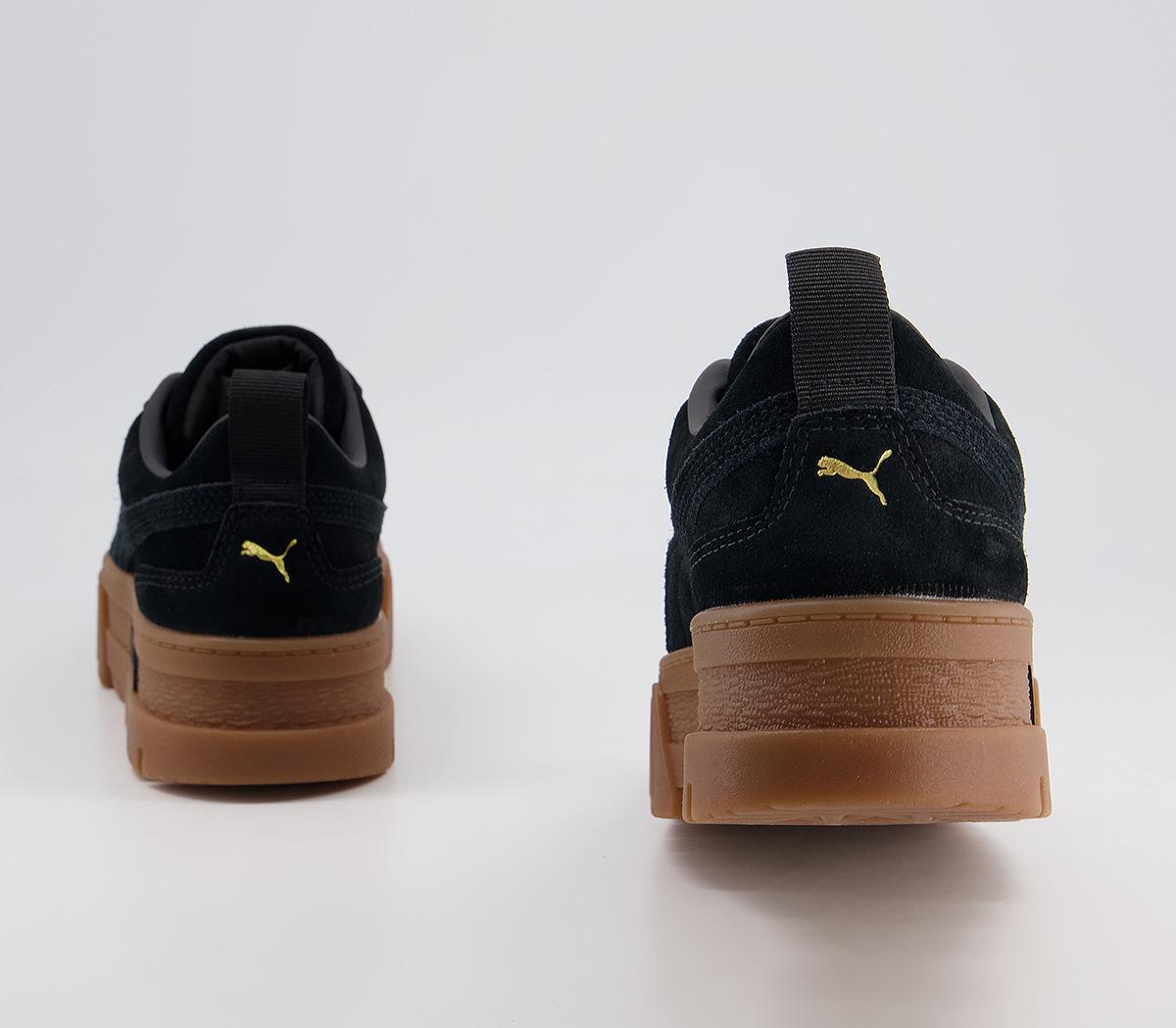 Puma Mayze Trainers Puma Black Team Gold - Hers trainers