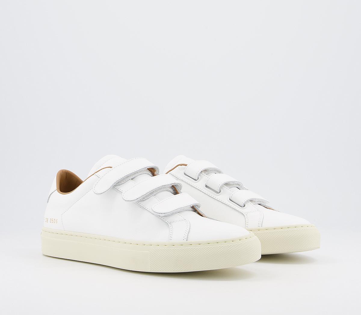 Common Projects Achilles Low Velcro W Trainers White - Gifts over £100