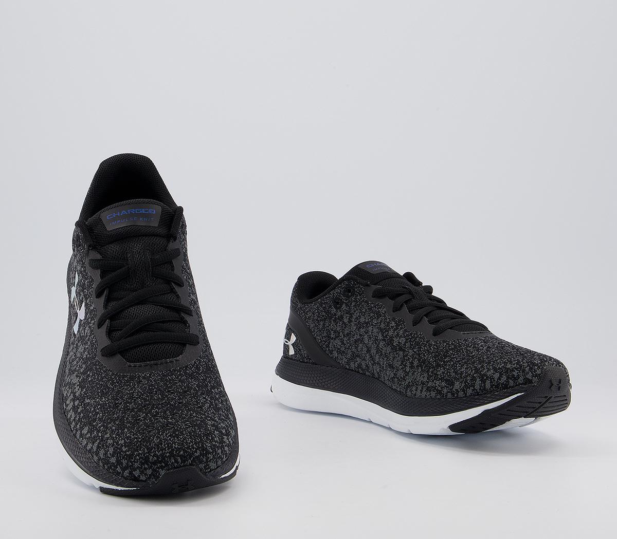 Under Armour Trainers Charged Impulse Knit Trainers Black Black ...