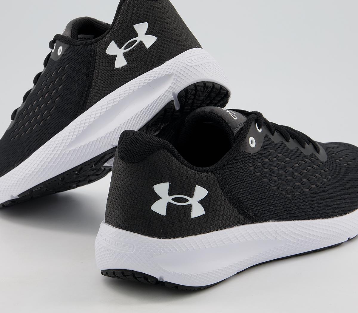 Under Armour Charged Pursuit 2 Trainers Black White - His trainers