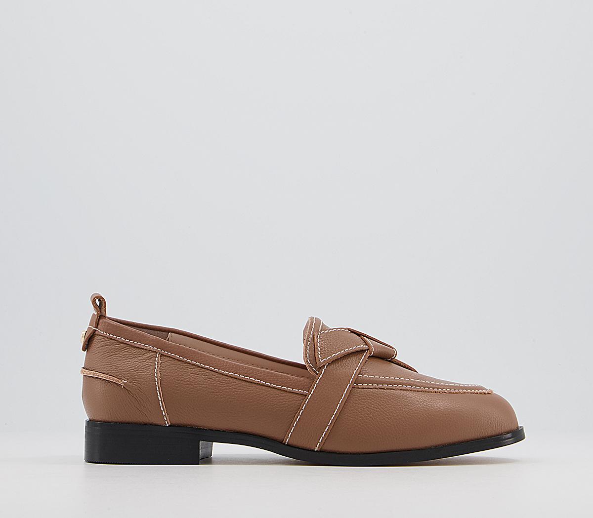 jillian bow loafer with rubber sole