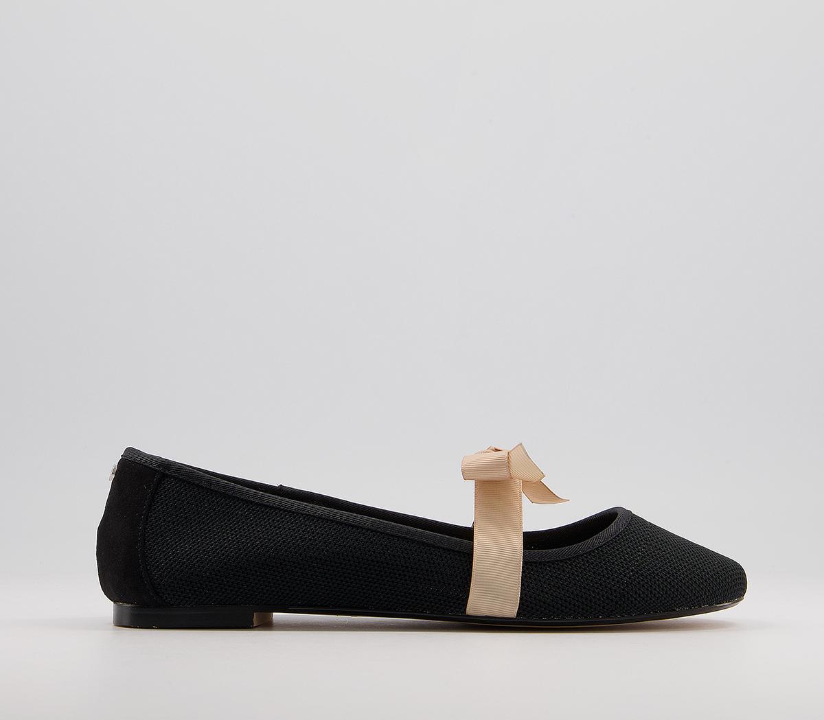 Flowing Bow Strap Ballet Flats Flowing Bow Strap Ballet Flats