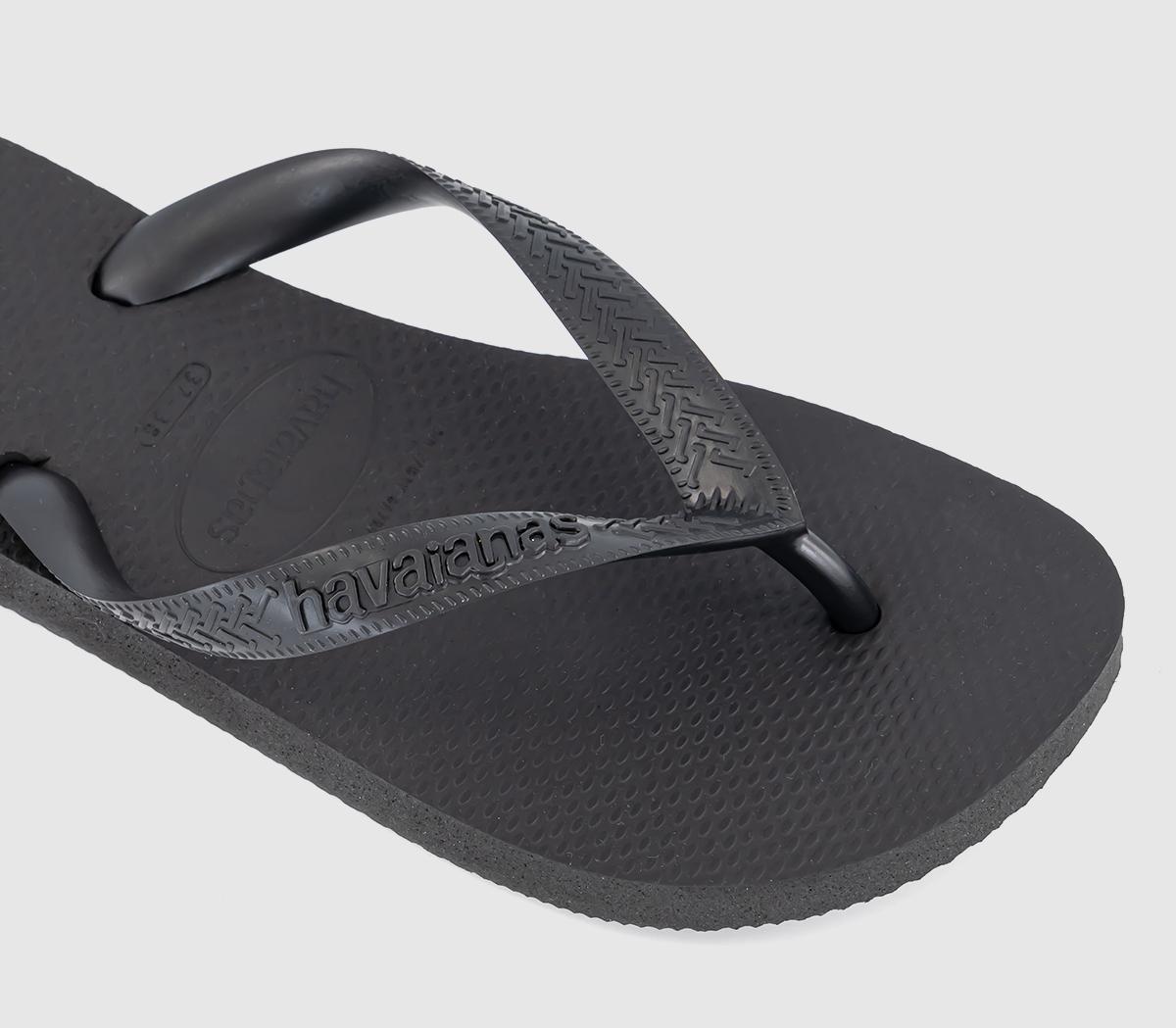 Havaianas Top Flip Flops Black - Sandals