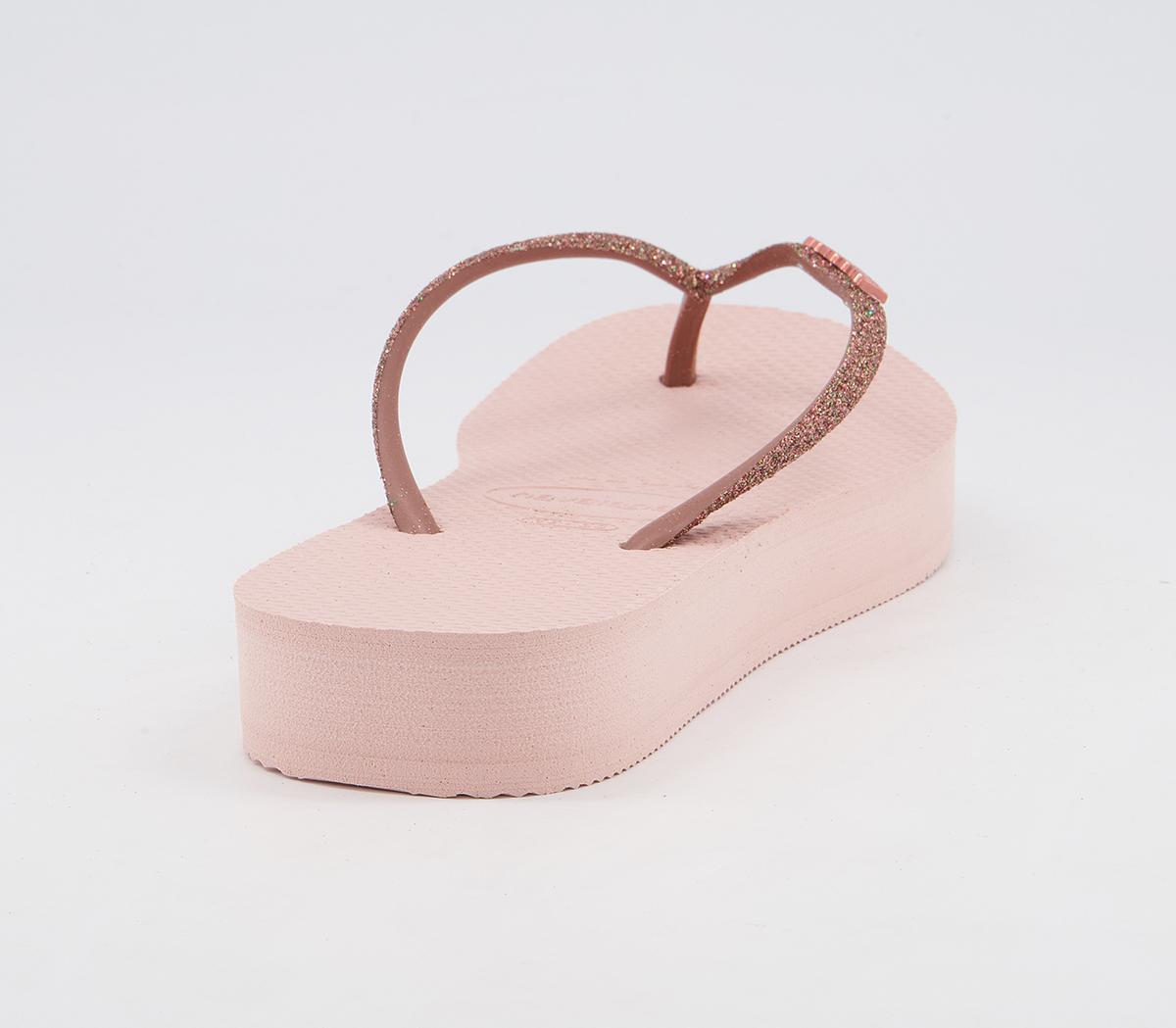havaianas ballet rose glitter