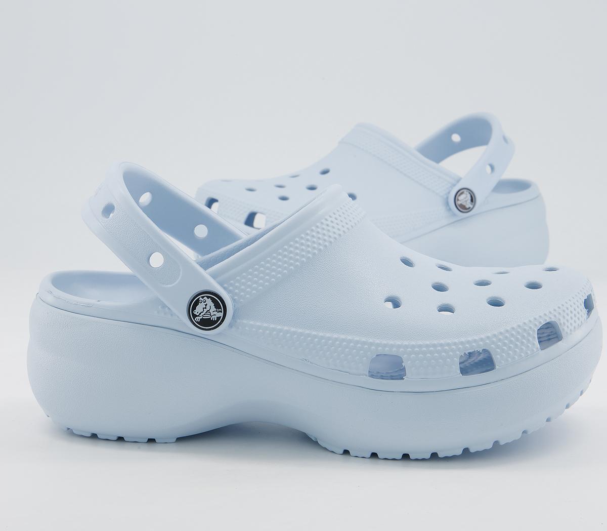 Crocs Platform Clogs Mineral Blue - Women’s Sandals