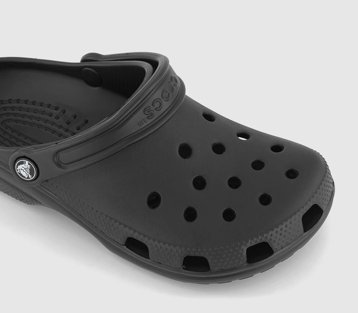 Crocs Classic Clogs Black - Flat Shoes for Women