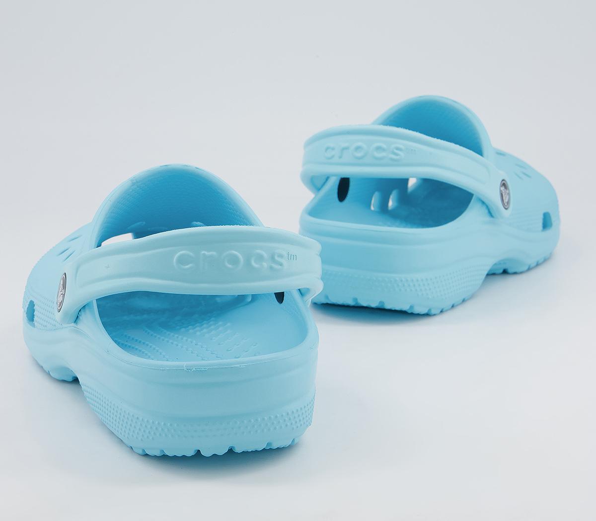icy blue crocs