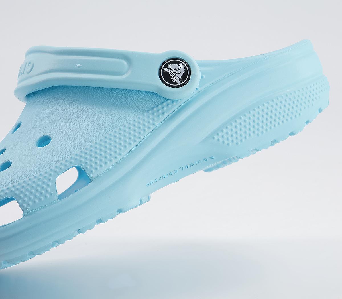 icy blue crocs
