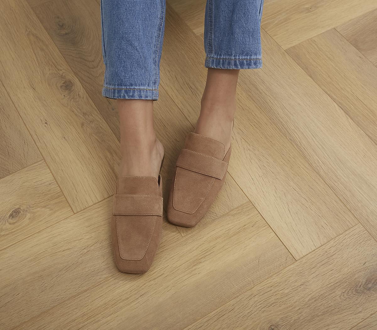 Faultless Square Toe Mules Faultless Square Toe Mules
