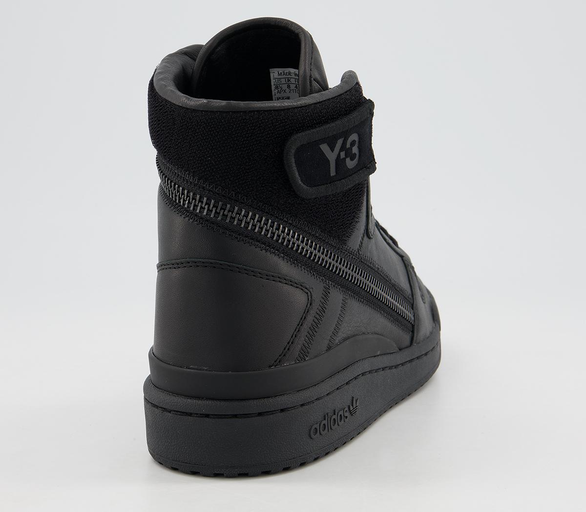 adidas Y3 Y3 Forum High Og Trainers Black - His trainers