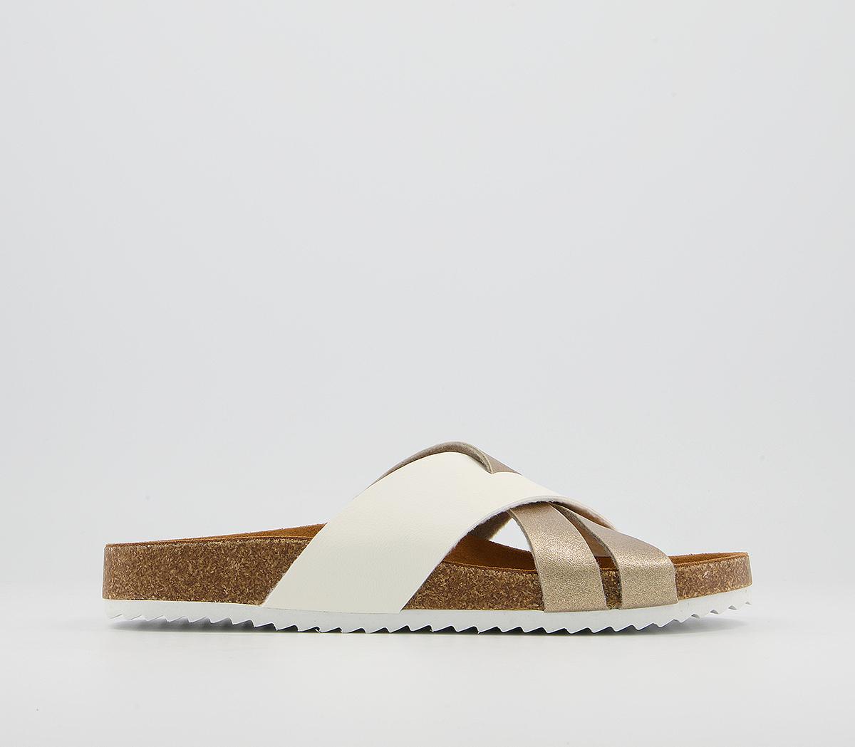 Saviour Cross Strap Footbed Sandals Saviour Cross Strap Footbed Sandals