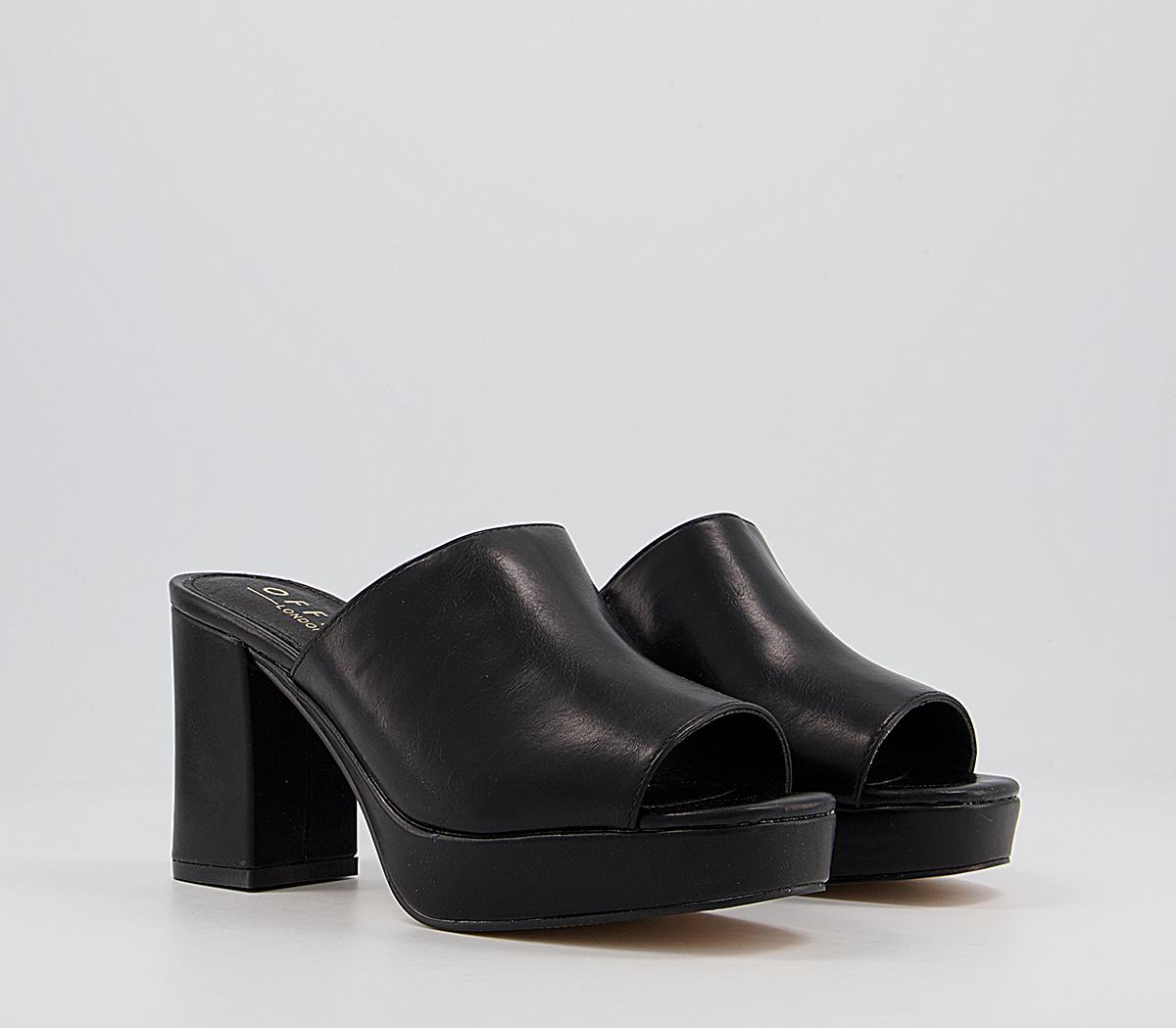 mule platform heel