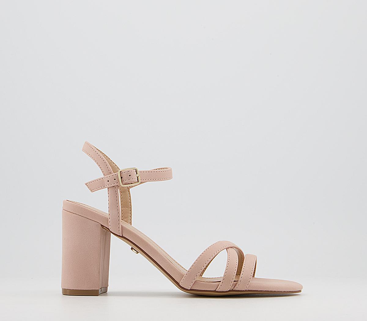 Moonflower Two Part Block Heeled Sandals Moonflower Two Part Block Heeled Sandals