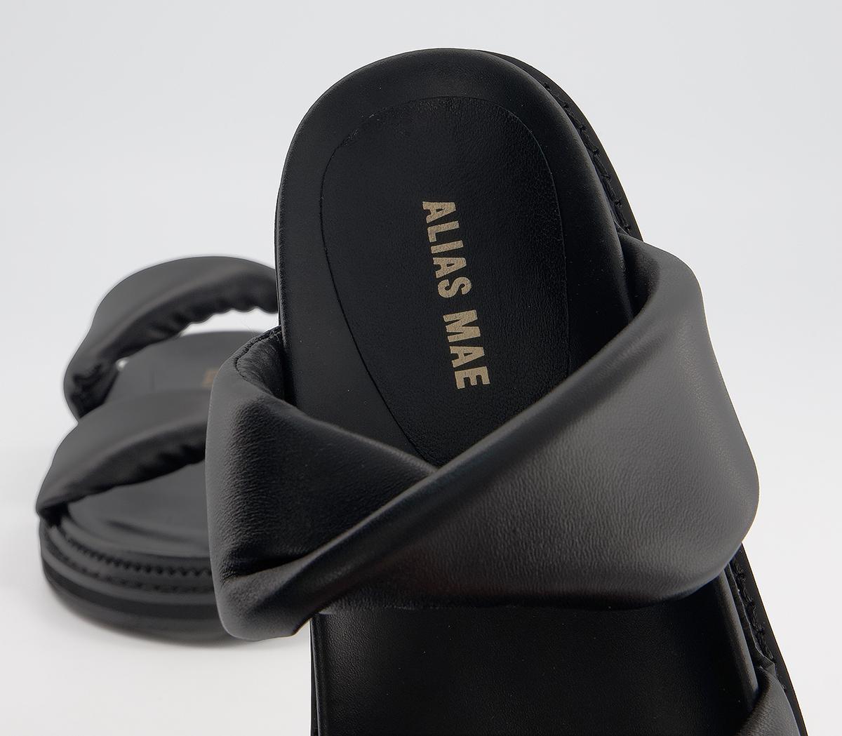 Alias Mae Paris Two Strap Slides Black - Non Promo Products