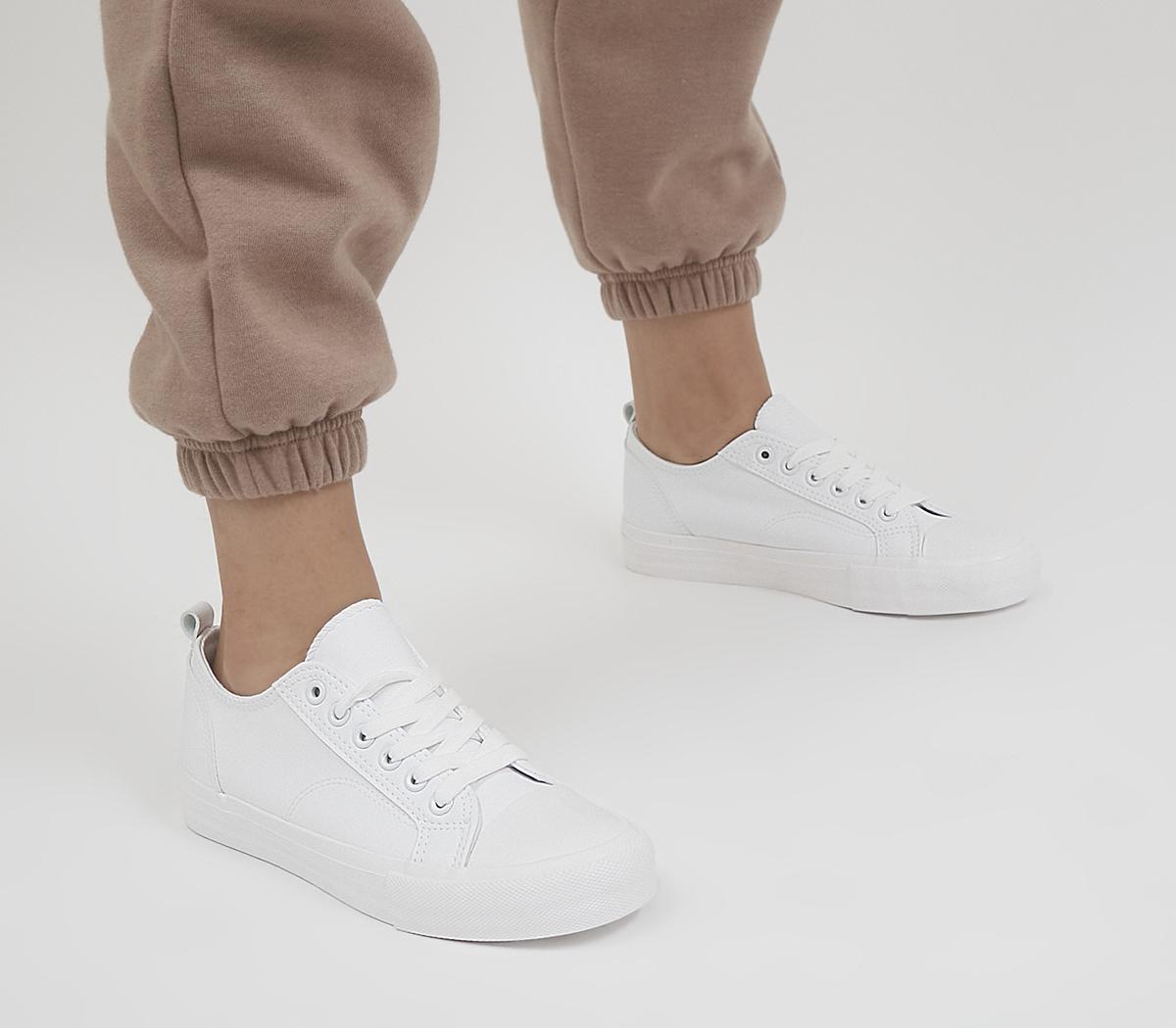 Features Textured Sole Lace Up Trainers Features Textured Sole Lace Up Trainers
