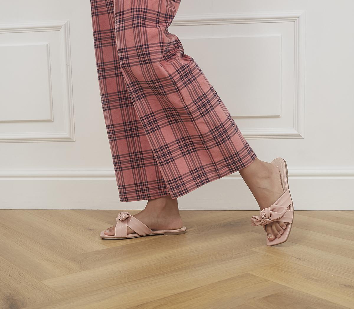 Stories Square Toe Bow Mules Stories Square Toe Bow Mules