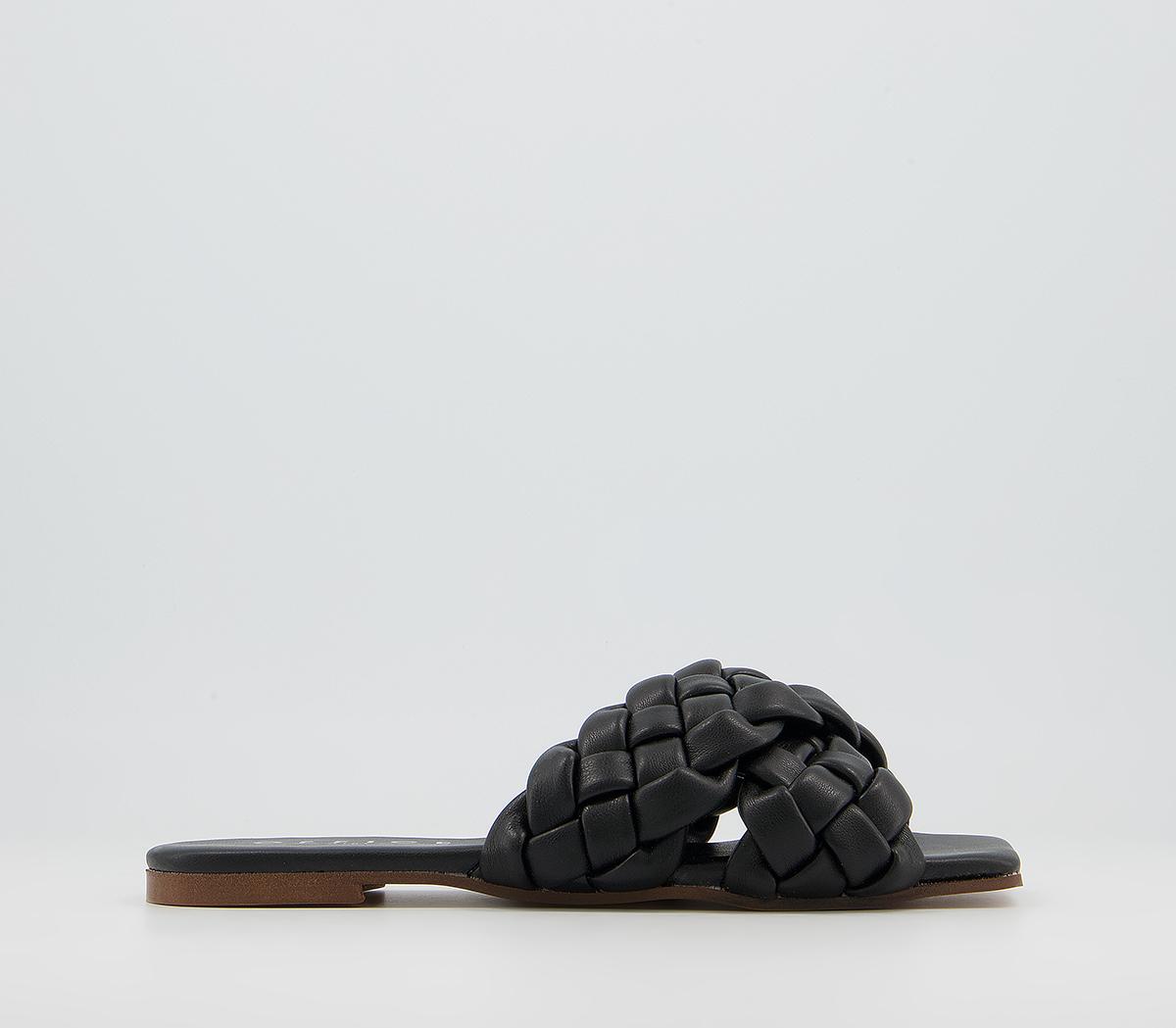 Stare Plaited Cross Strap Mules Stare Plaited Cross Strap Mules