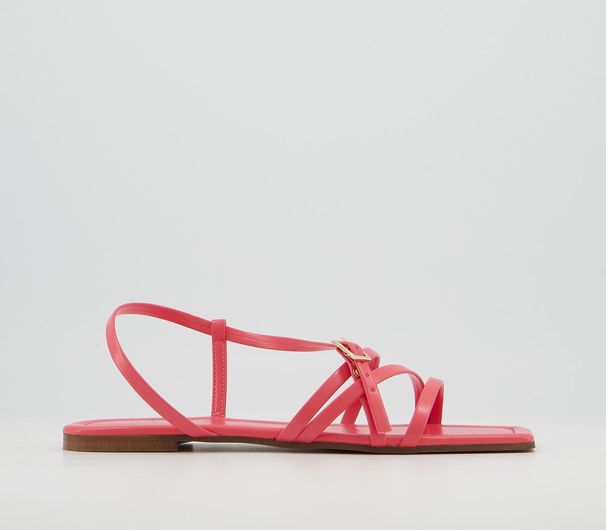 Setting Square Toe Strappy Sandals Setting Square Toe Strappy Sandals