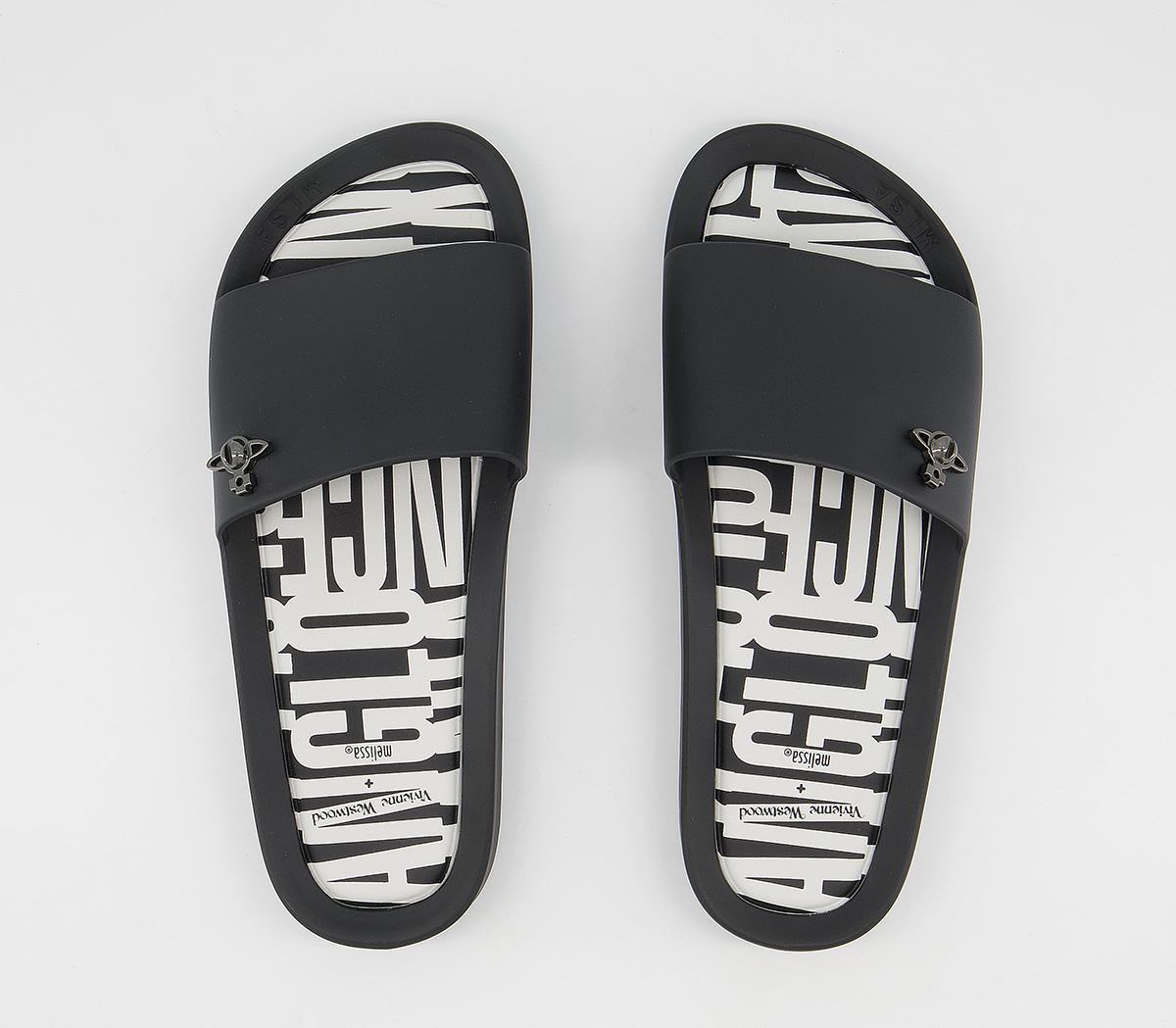 Vivienne Westwood Vw Beach Slides M Black Orb - Men’s Sandals