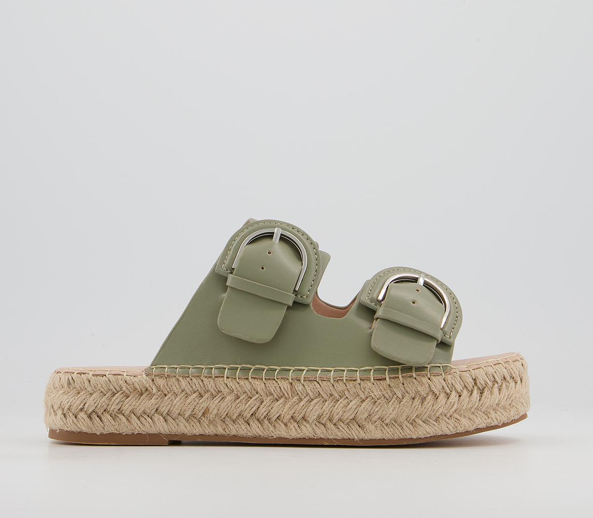 Shiloh Double Buckle Espadrille Sandals