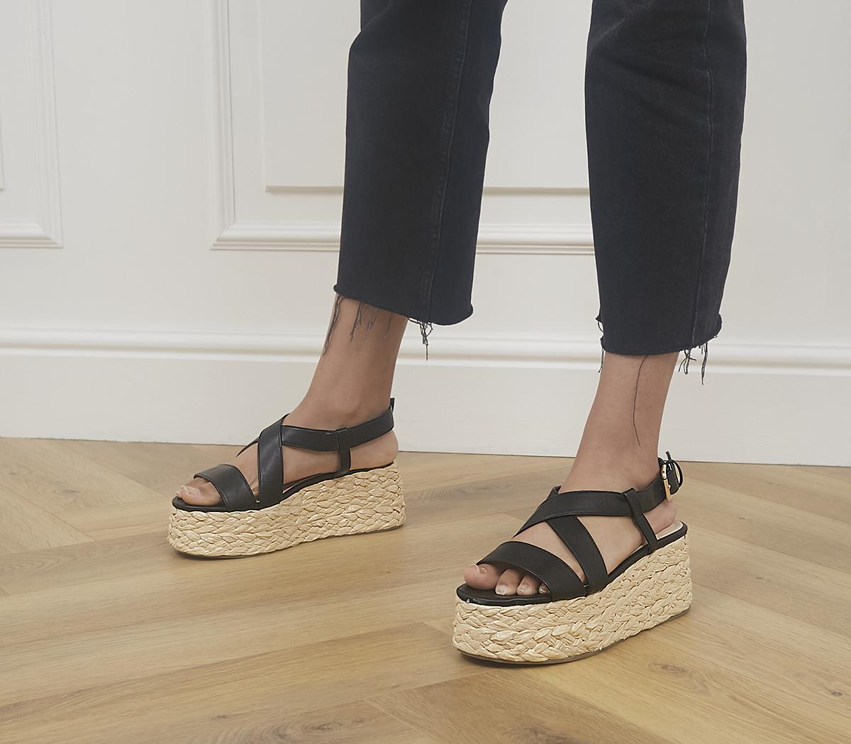 Margin Raffia Espadrille Flatforms Margin Raffia Espadrille Flatforms