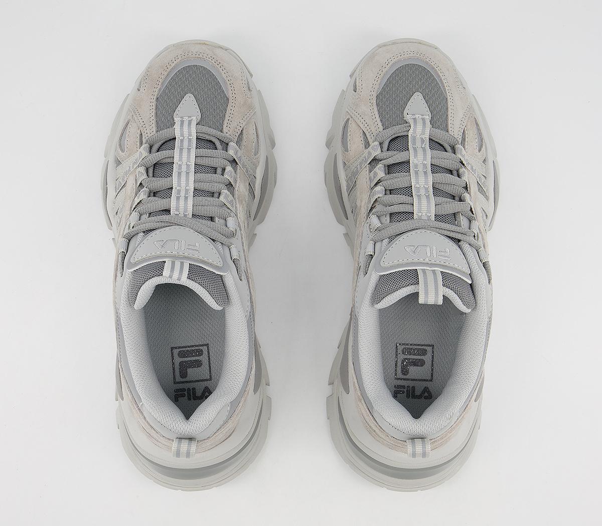 fila korea iteration trainers in grey