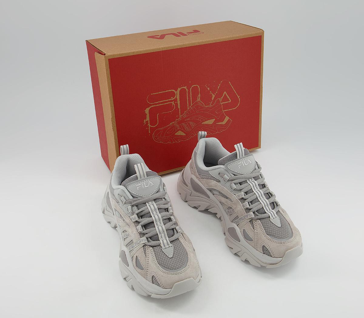 grey fila trainers junior