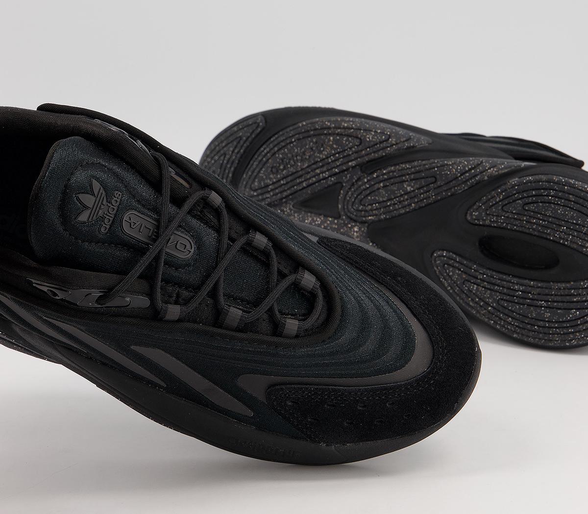 adidas Ozelia Trainers Black Black Carbon F - Hers trainers