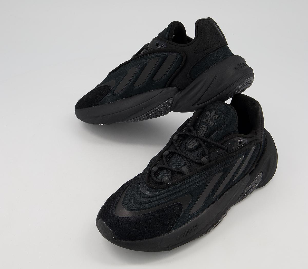 adidas Ozelia Trainers Black Black Carbon F - Hers trainers