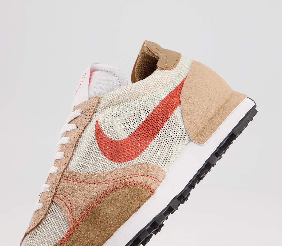nike daybreak trainers in blue and orange