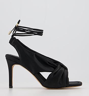 office black platform heels