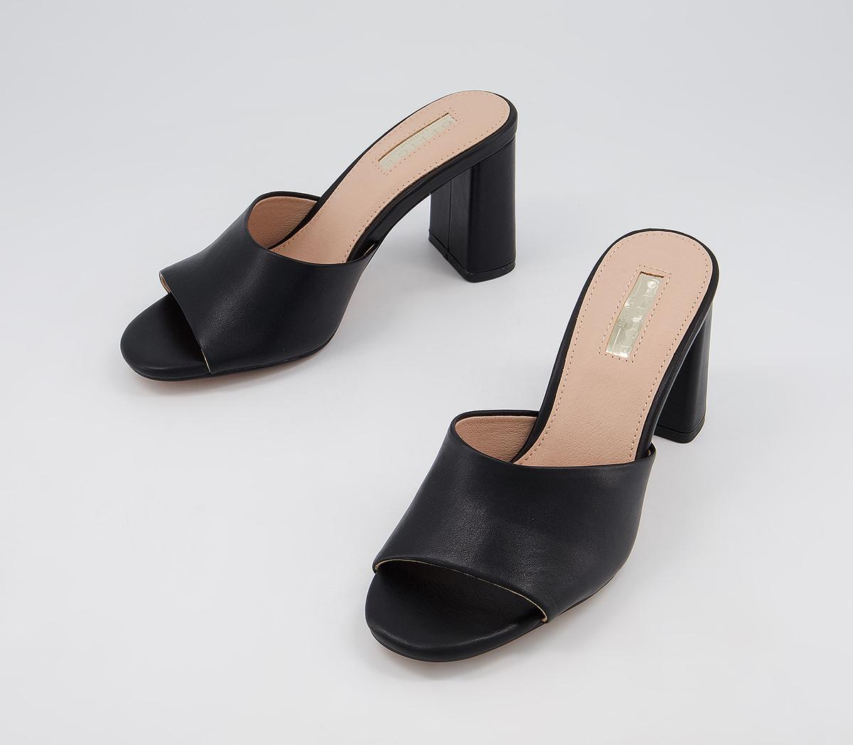 Office Malla Easy Mules Black - Summer Of Yes