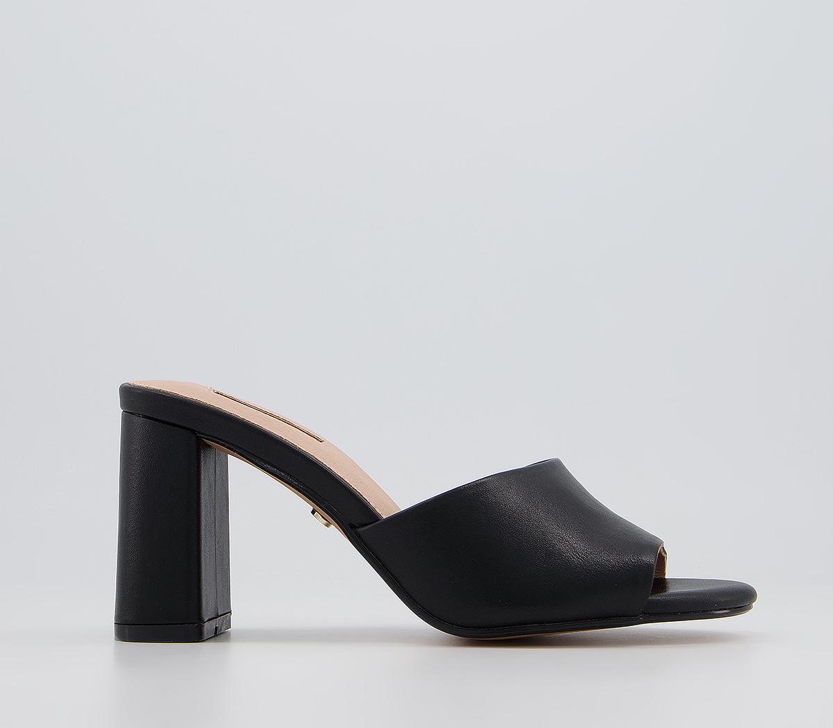 Office Malla Easy Mules Black - Summer Of Yes