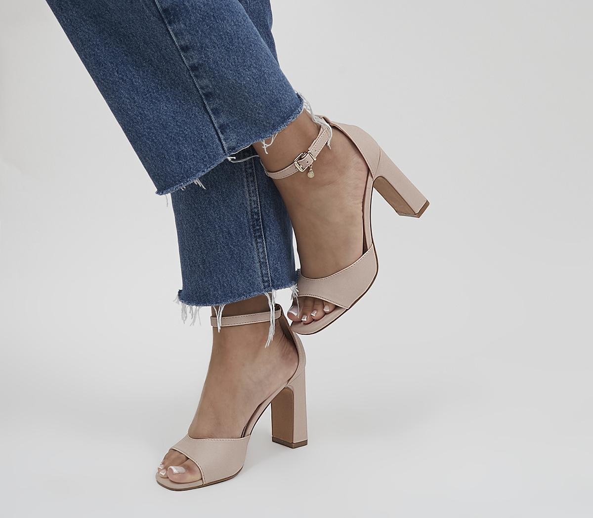 Hesitation Easy Two Part Block Heels Hesitation Easy Two Part Block Heels