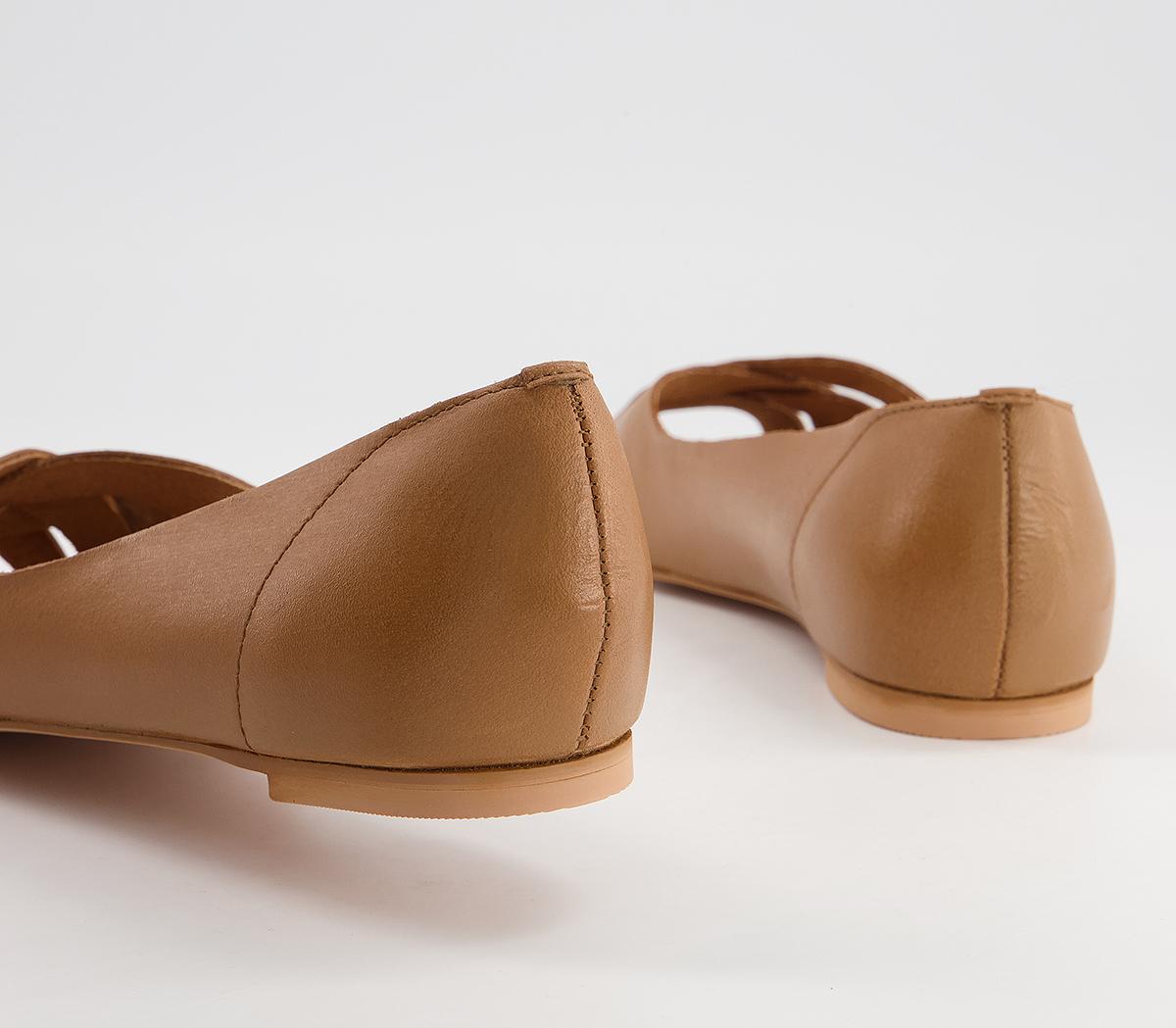 office tan flats