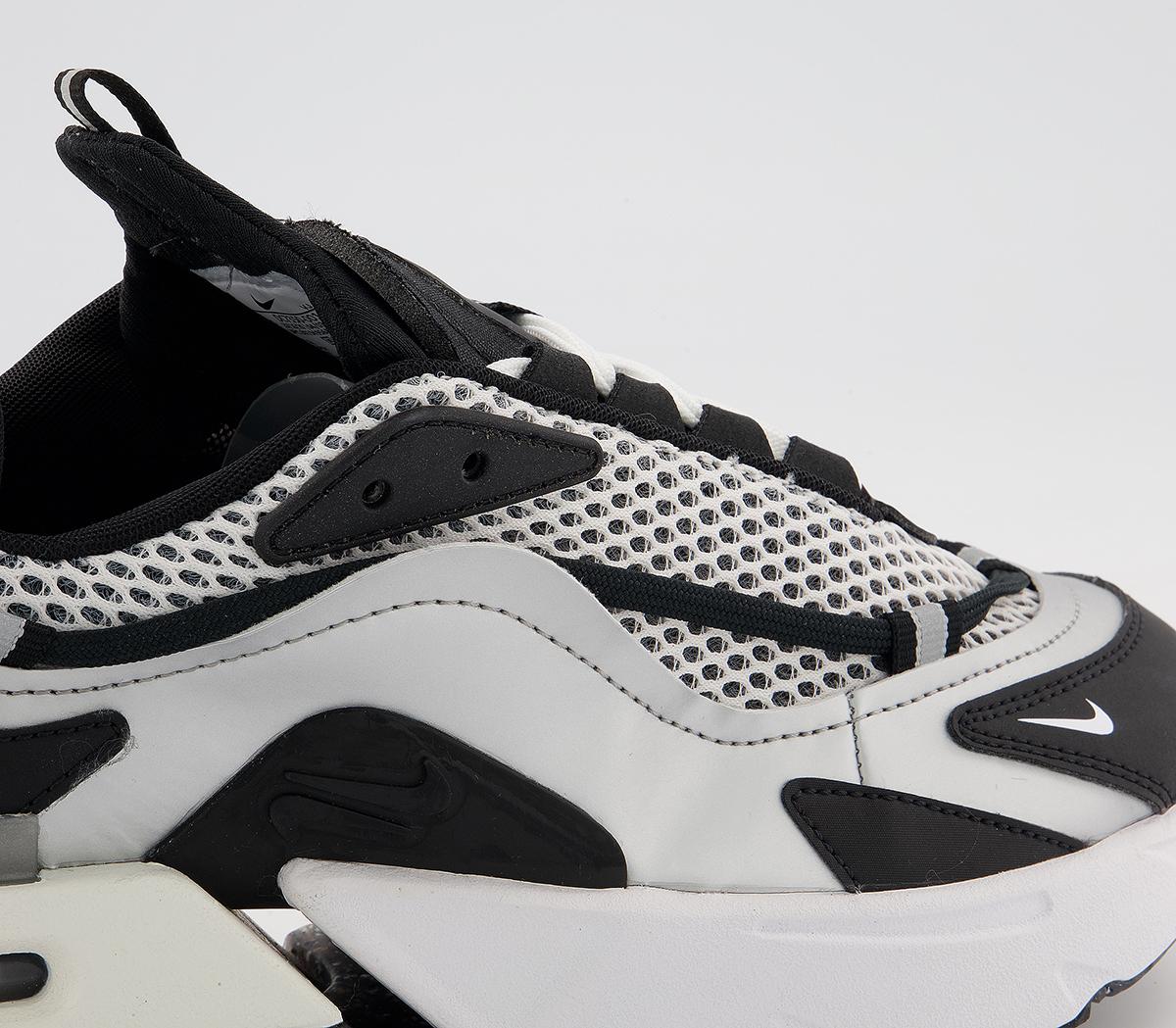 air max furyosa silver & black sneaker