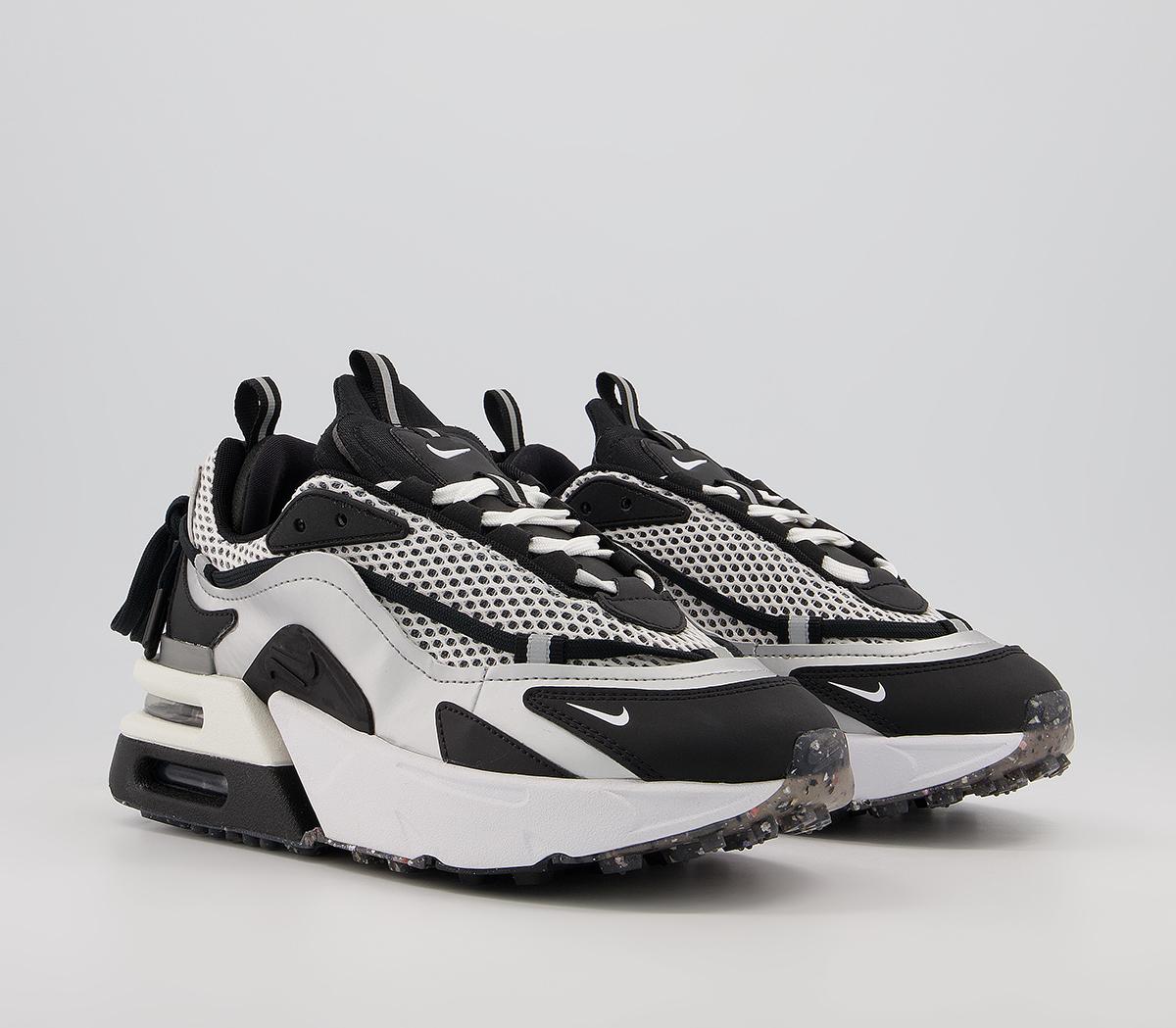 nike air max furyosa silver black w